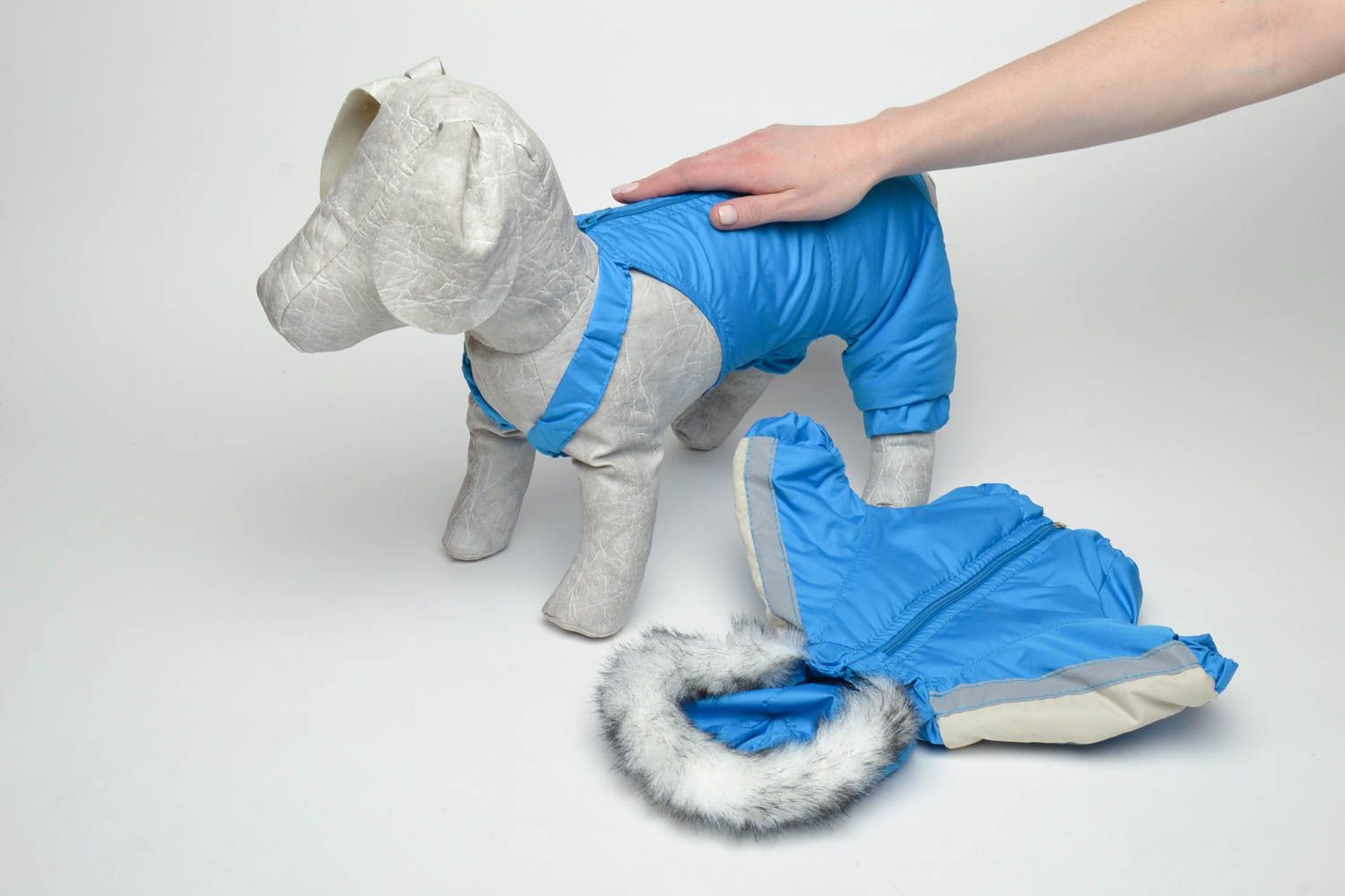 Vêtement chaud pour chien: pantalon et manteau  photo 5