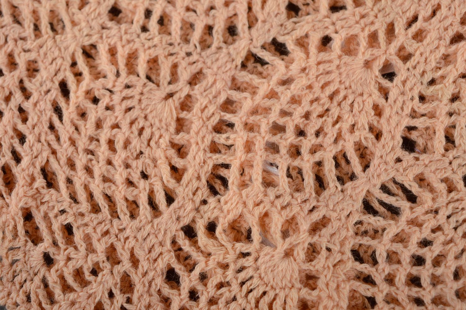 Robe tricotée pour enfant couleur saumon  photo 4