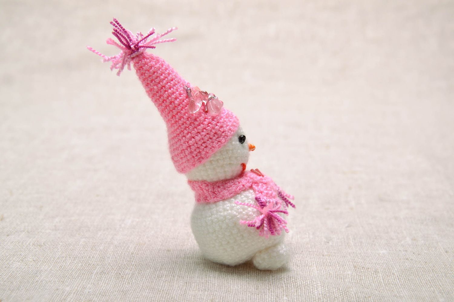 Knitted handmade toy photo 3