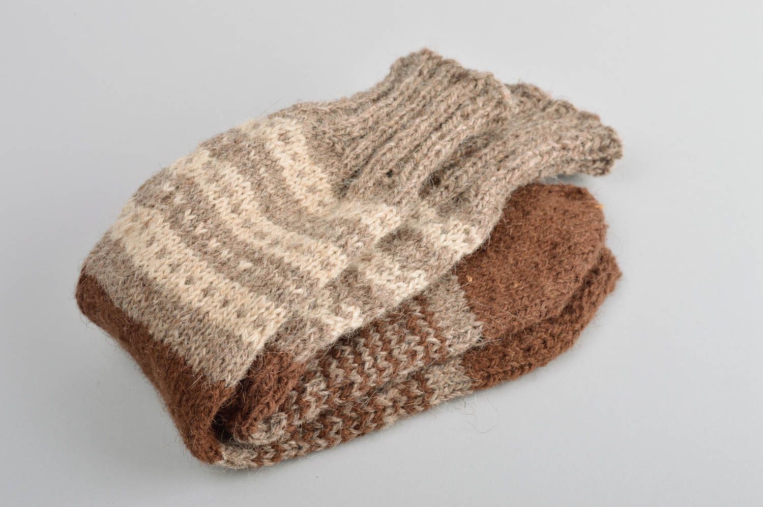 Calcetines de lana tejidos artesanales ropa para mujer regalo original foto 5