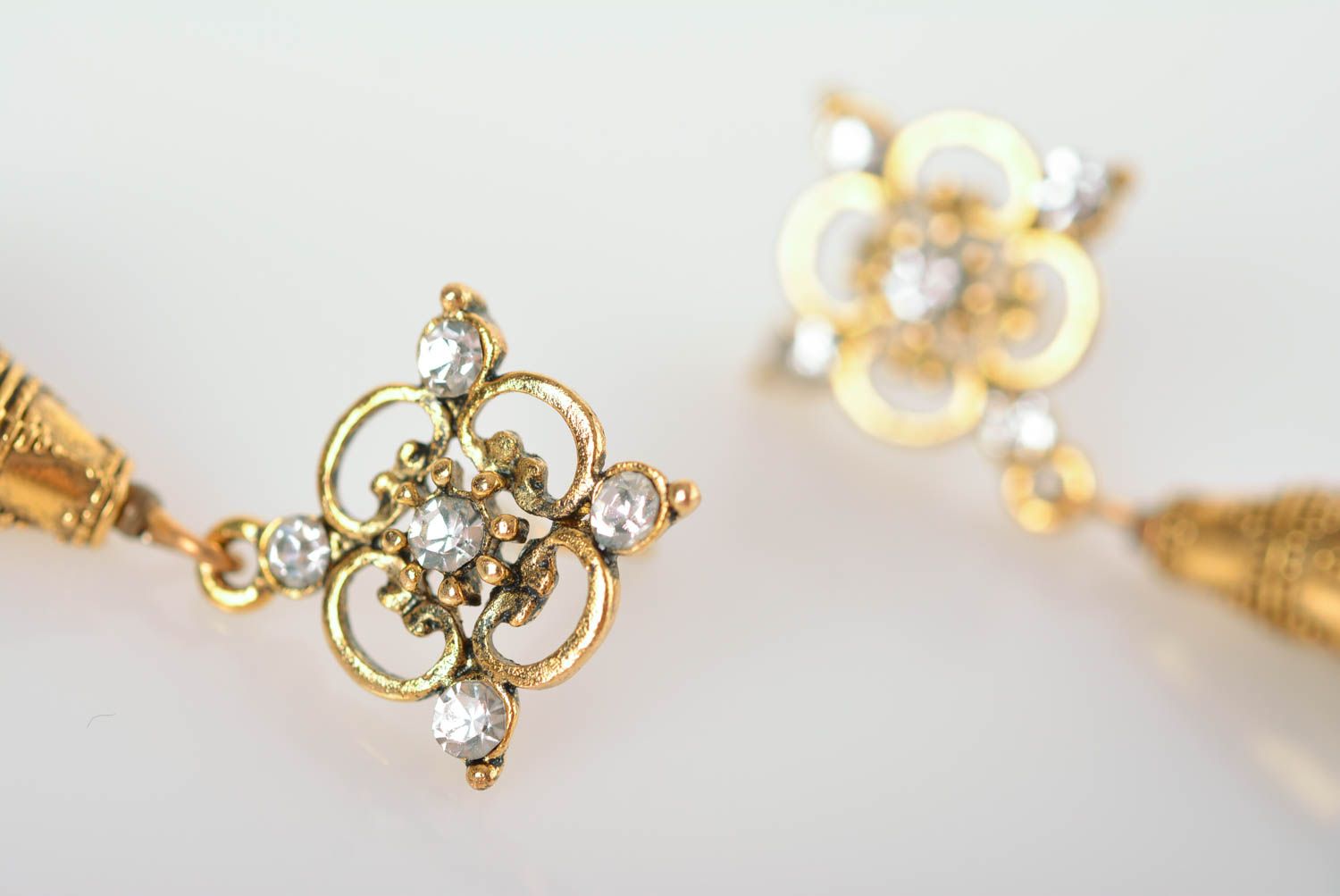 Handmade stylish cute earrings designer elegant earrings beautiful accessory photo 5