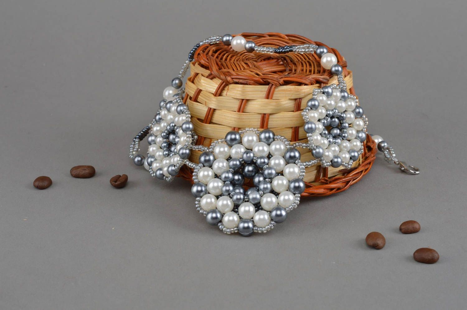 Women's handmade necklace beaded accessory elegant jewelry for women photo 1