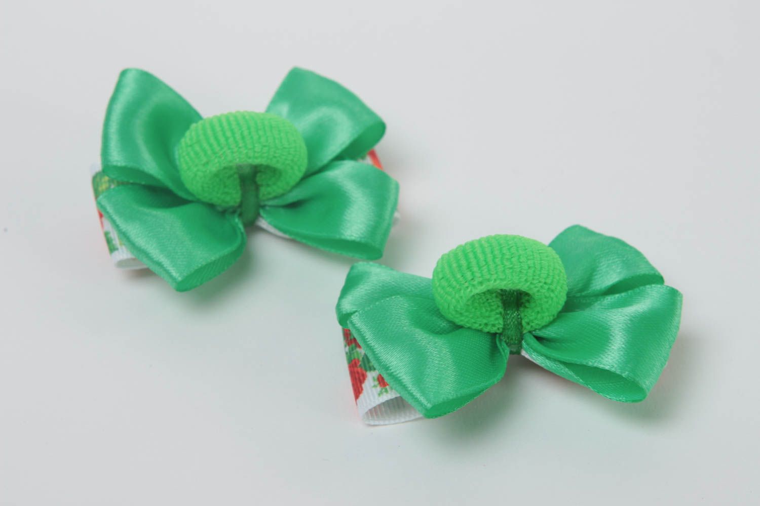 Gomas para el pelo lazos hechas a mano accesorio para niñas regalo original foto 4