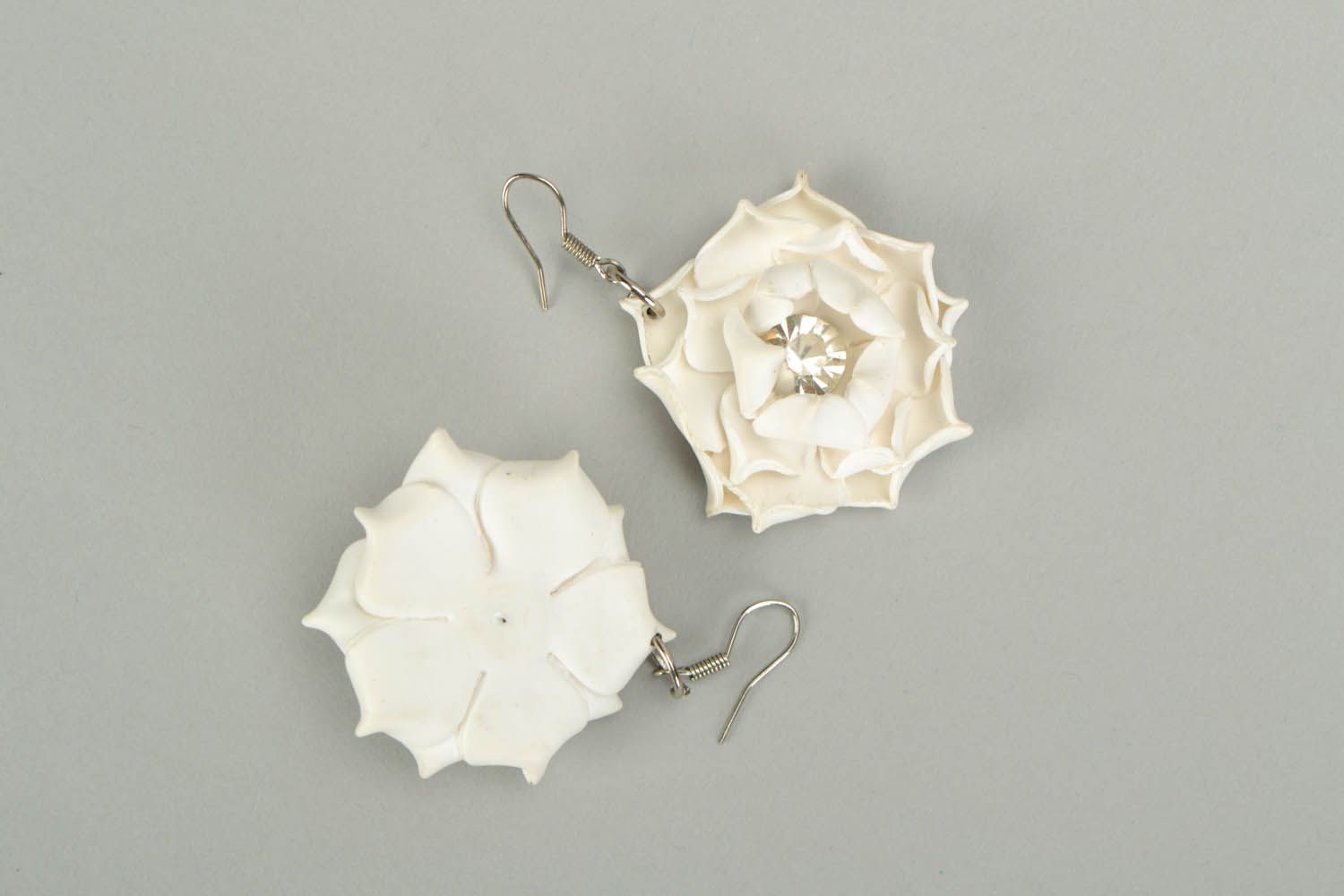 Polymer clay earrings Tenderness photo 2