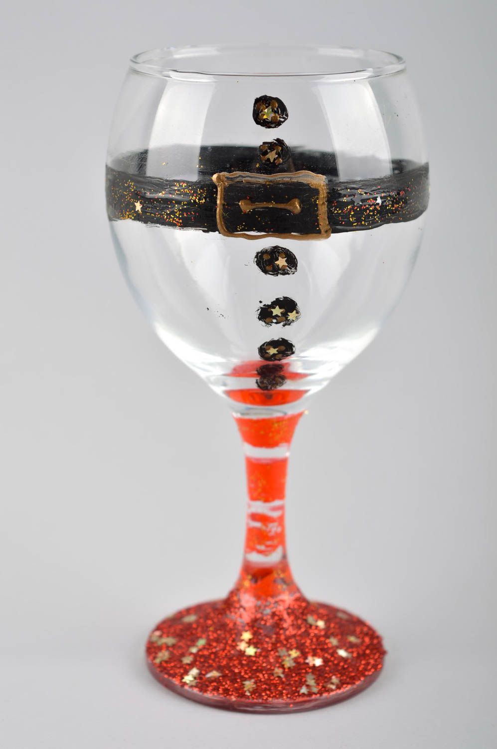 Geschirr aus Glas handgefertigt schönes Weinglas ungewöhnlich Designer Geschirr foto 2