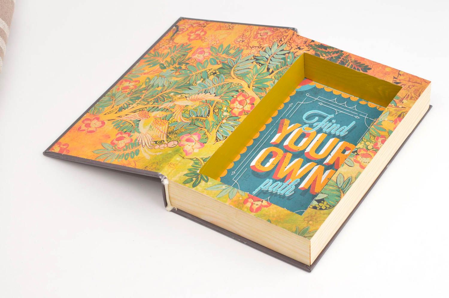 Handmade book box unique gift decorative items jewelry box handmade presents   photo 5