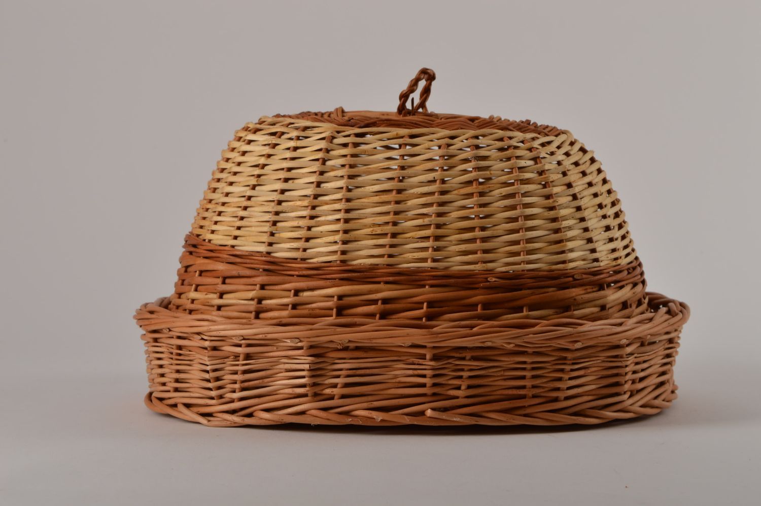 Handmade woven kitchen utensil designer woven basket for bread cute basket photo 2