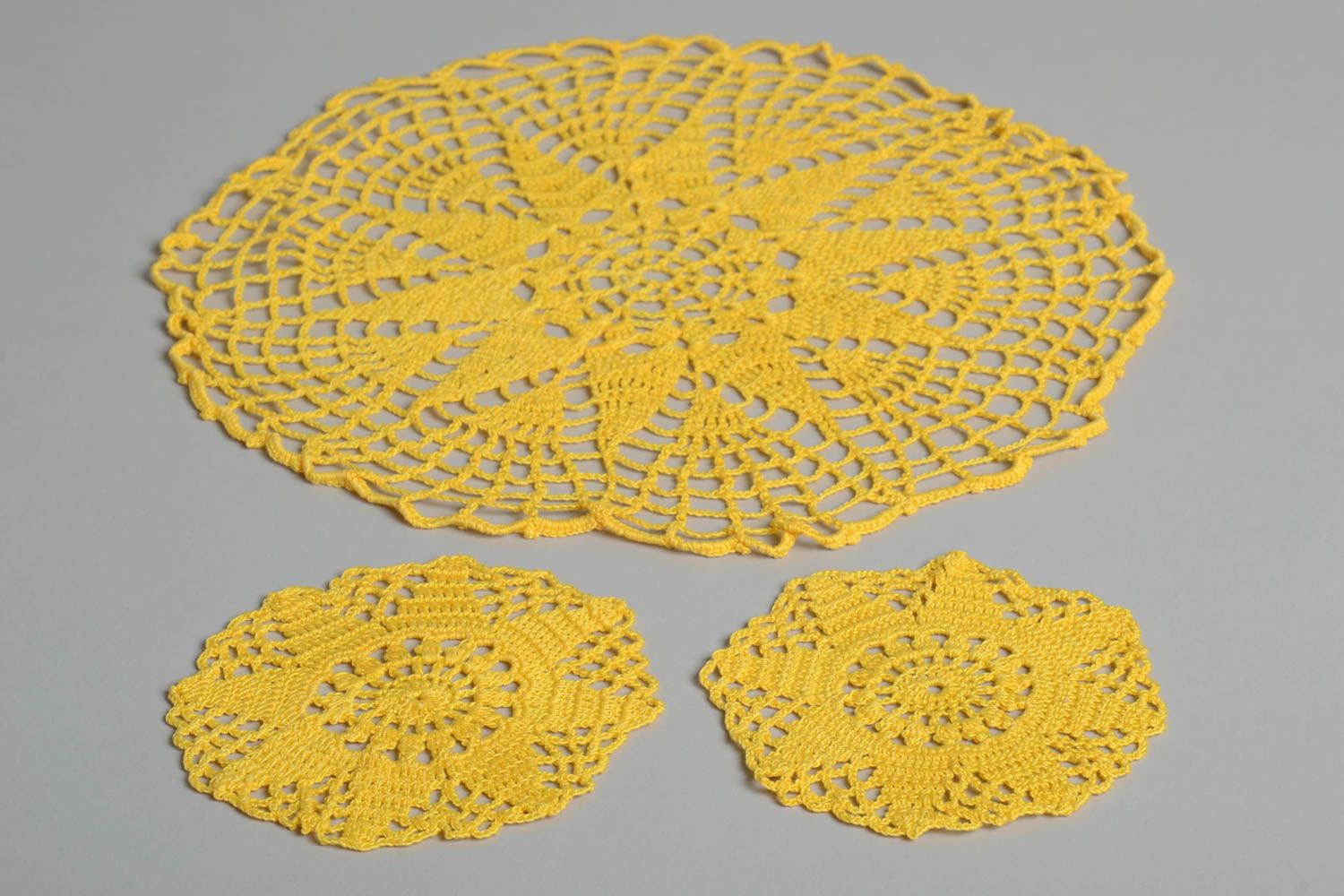 Crocheted napkins lace handmade napkins home decor ideas table napkins photo 2