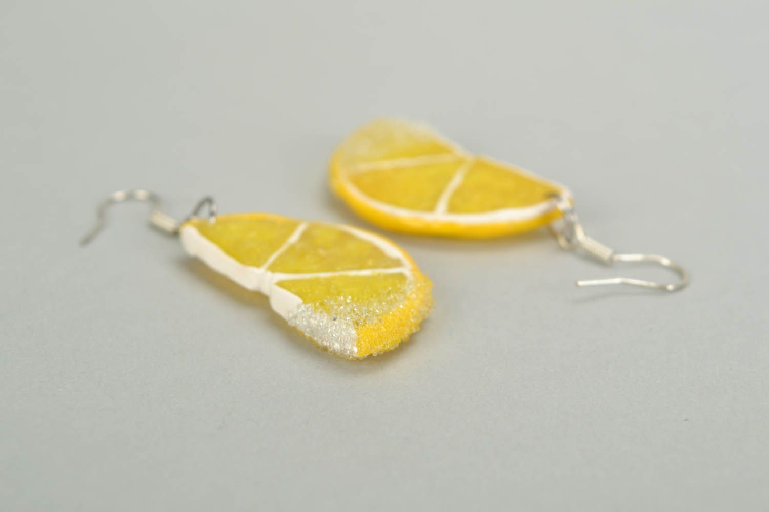 Earrings Slices of Lemon photo 3