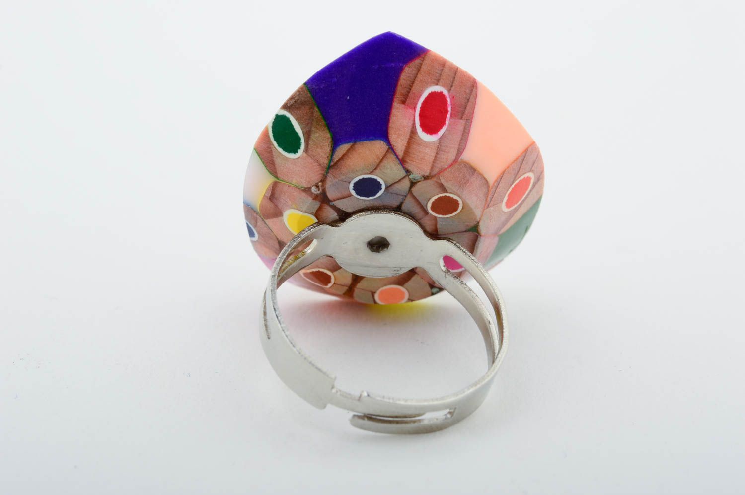 Handmade wooden ring handmade jewelry wooden jewelry creative ring for girls photo 5