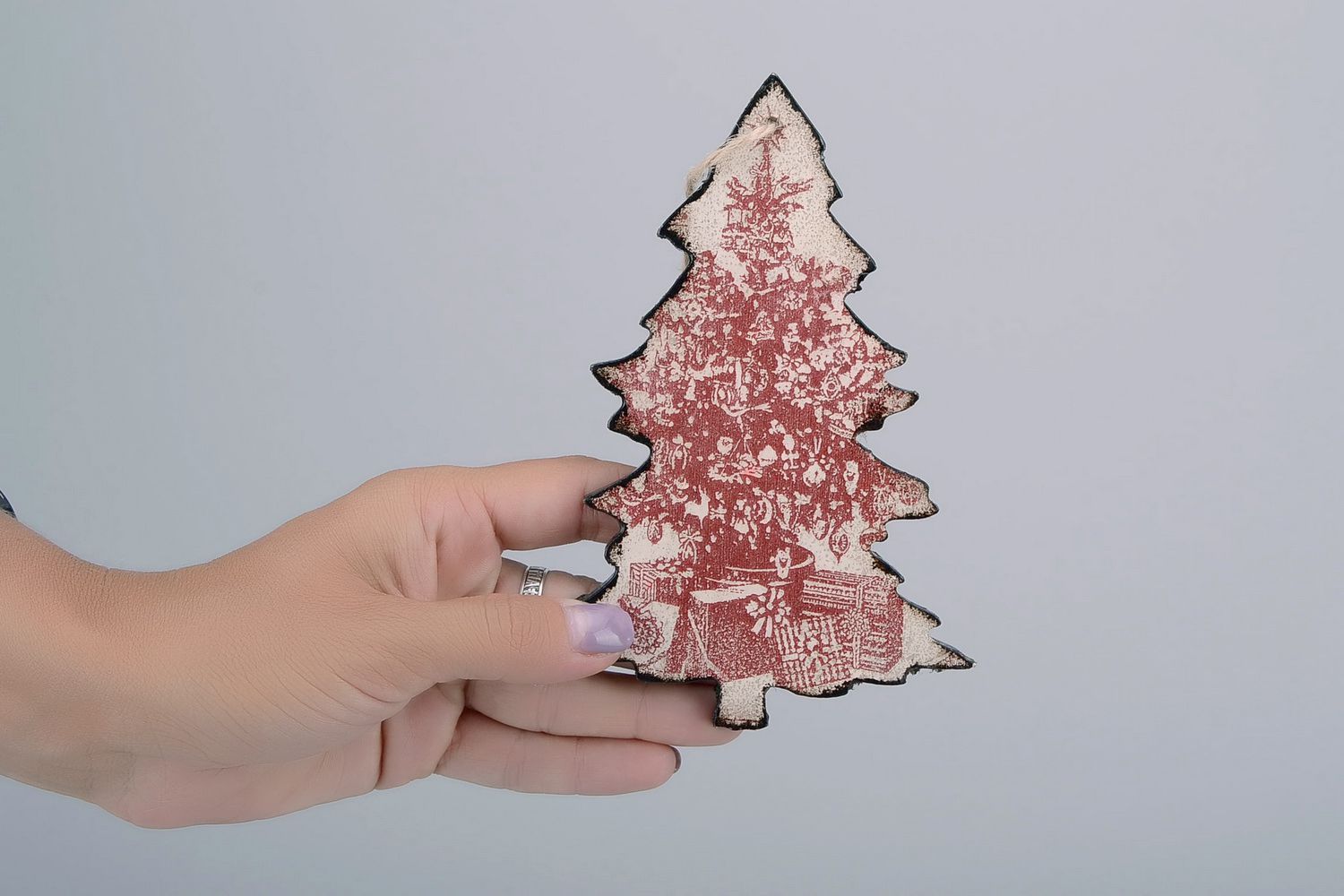 Pendentif en forme d'arbre de Noël photo 4