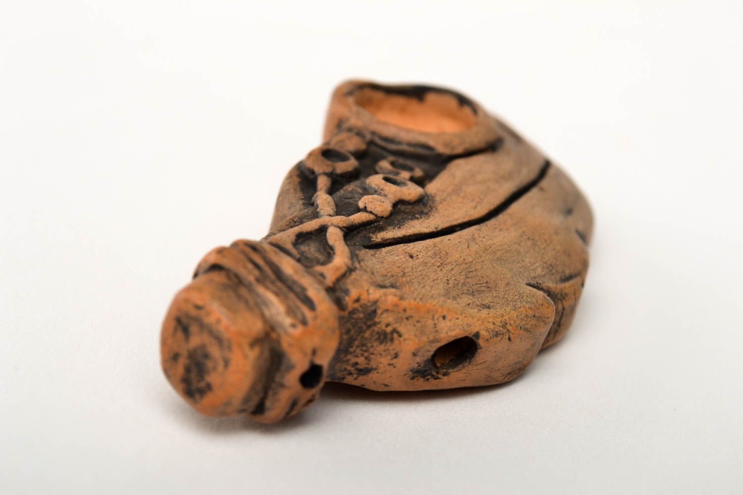 Keramik Handarbeit kleine Tabakpfeife Geschenk für Männer Pfeife zum Rauchen  foto 5