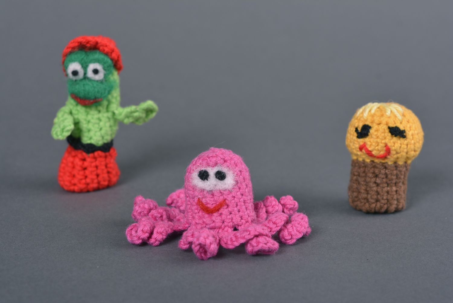 Handmade crocheted toy interior fabric doll gift for children home decor photo 4