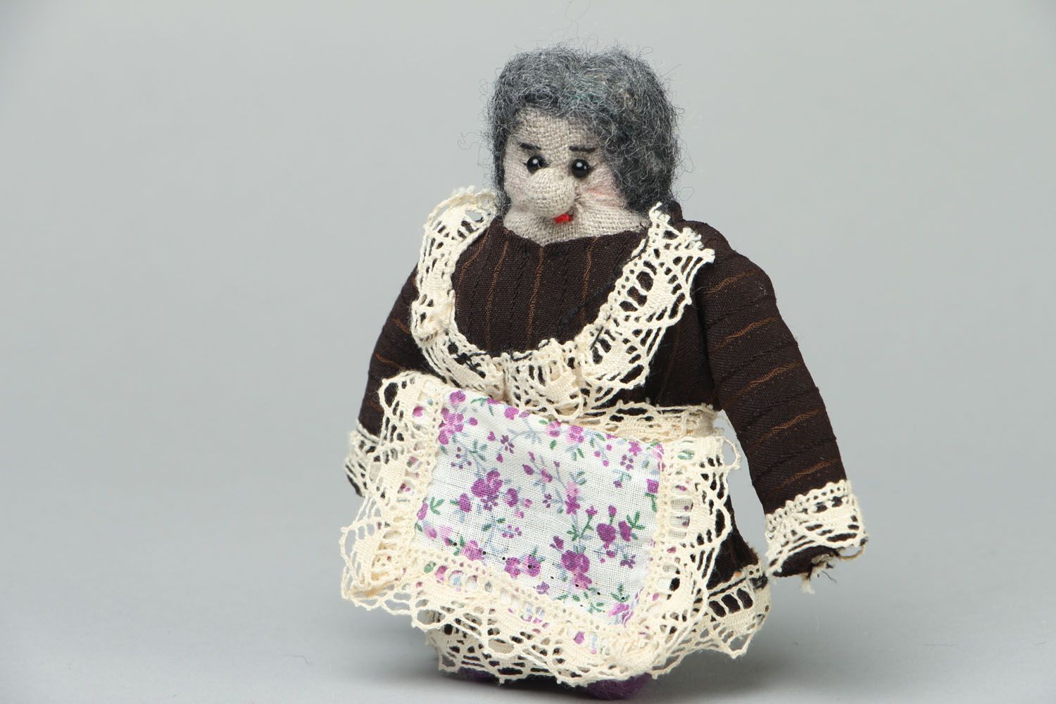 Homemade fabric doll Granny photo 1