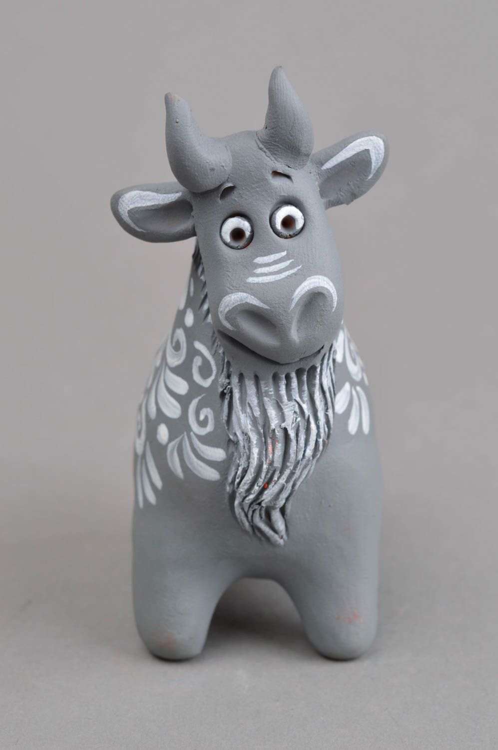 Игрушка свистулька ручной работы глиняная свистулька игрушка из глины животное фото 3