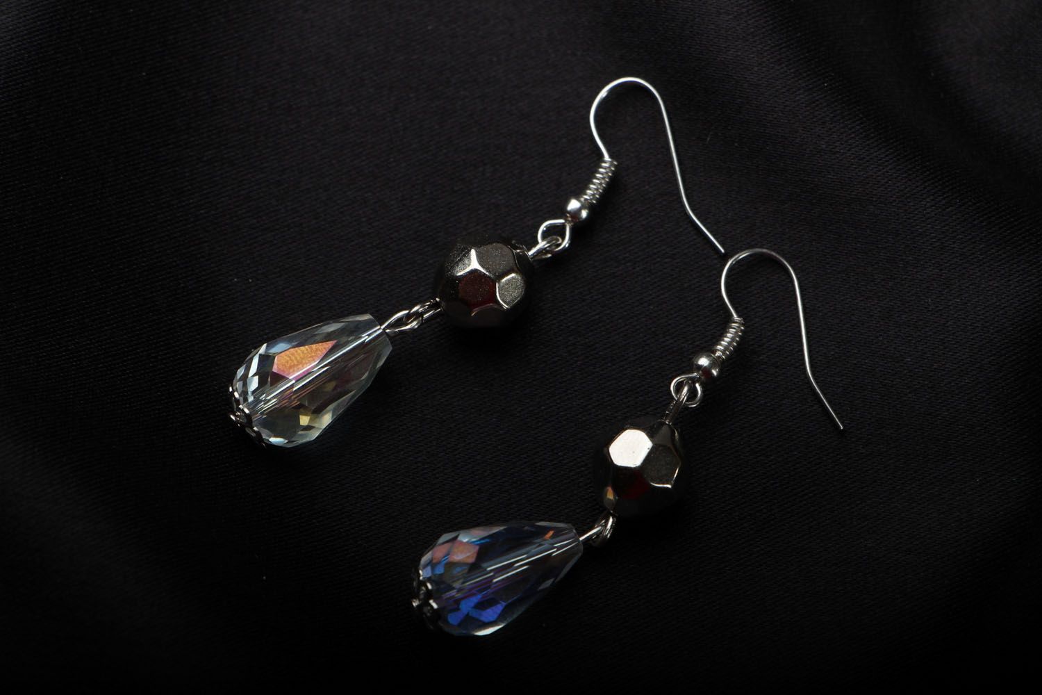 Long earrings Crystal Universe photo 1
