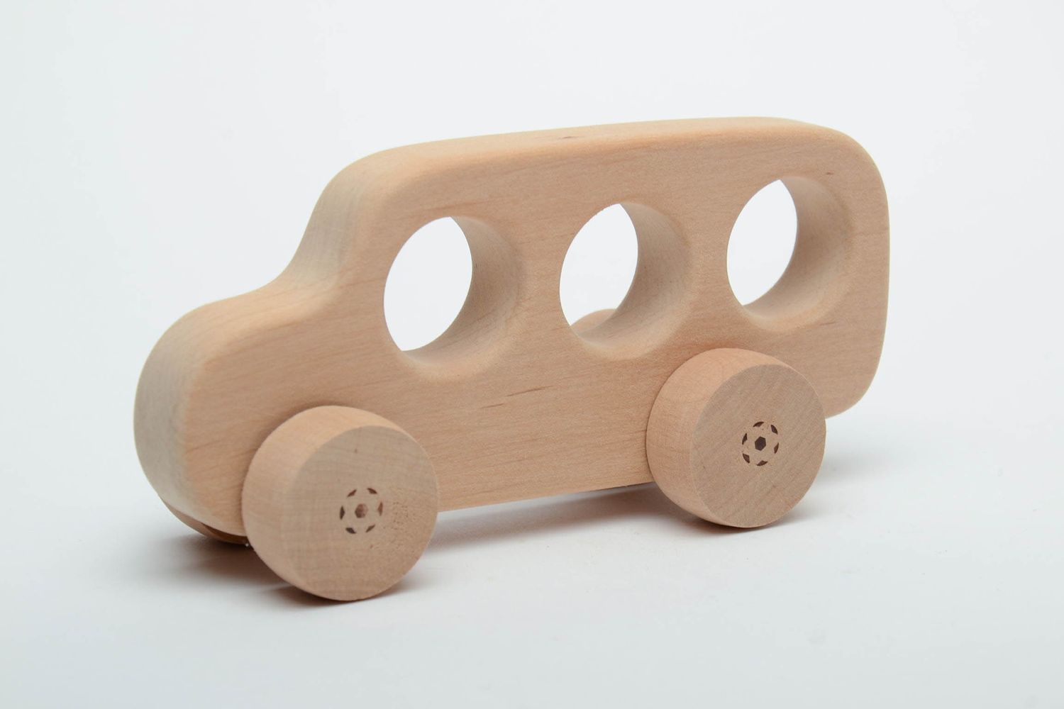 Wooden wheeled toy photo 2