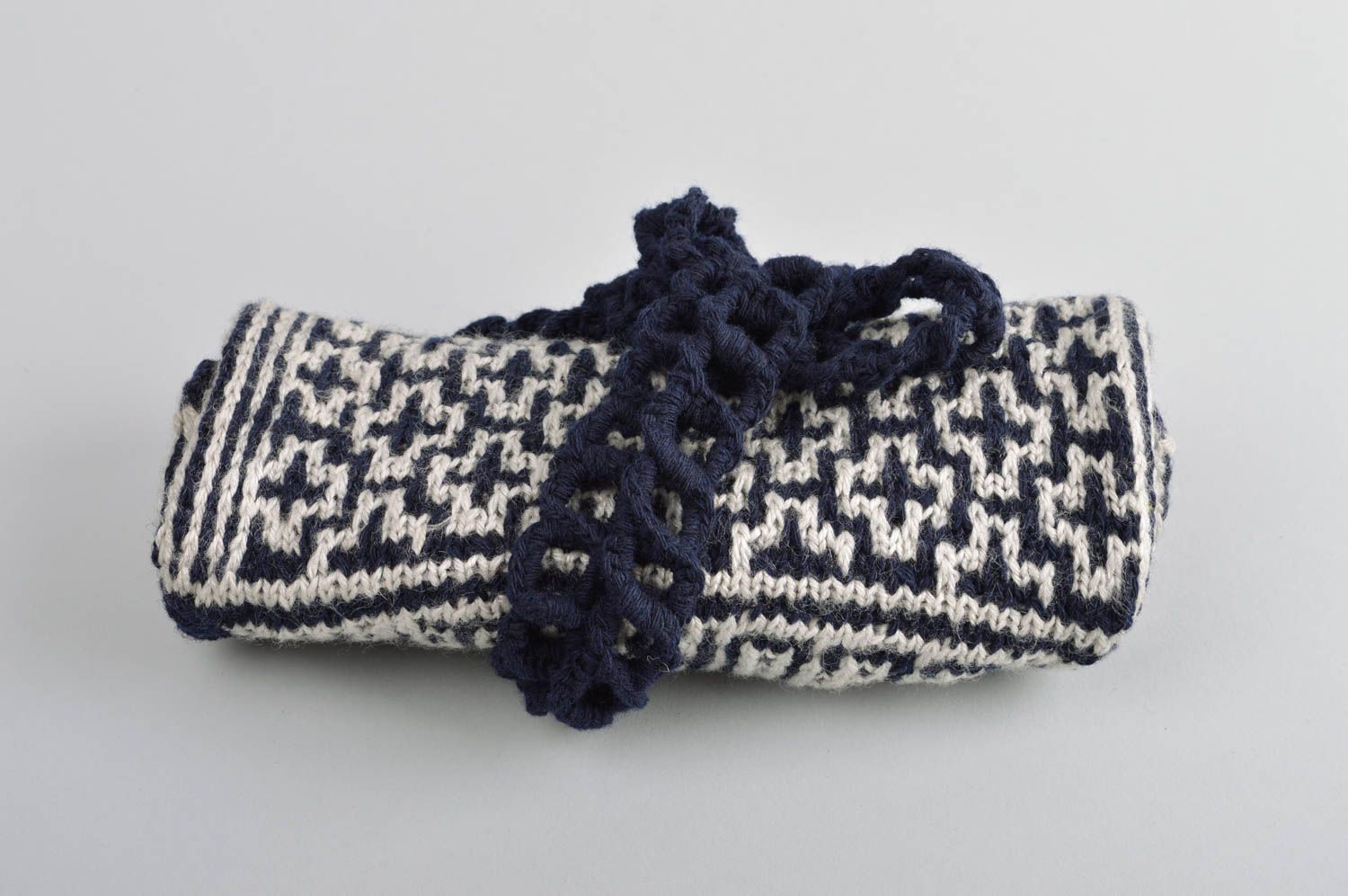 Hand-knitted bag handmade purse women purses stylish accessories small bag photo 5