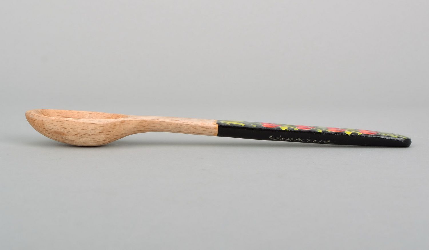 Handmade wooden tablespoon  photo 1