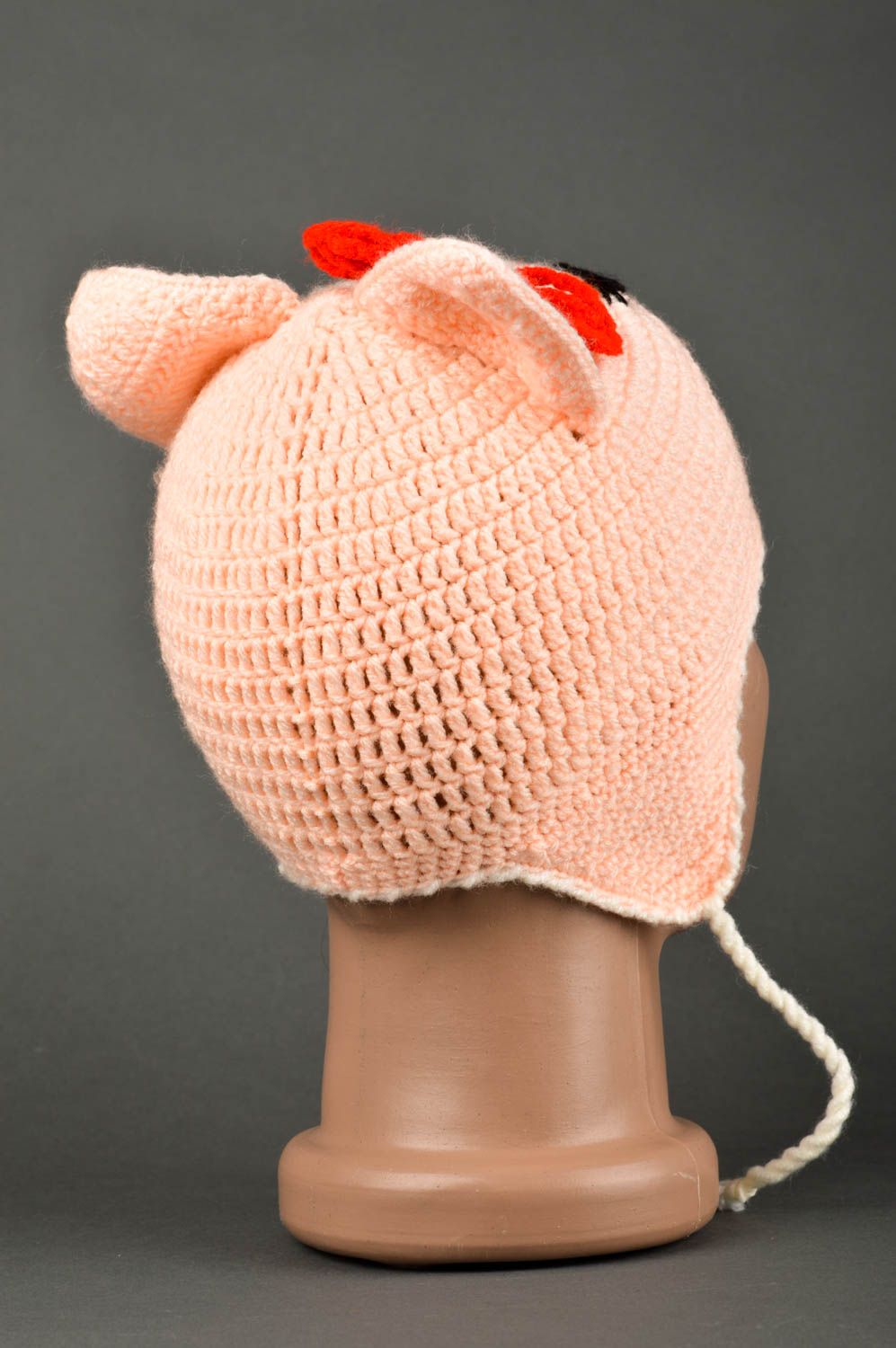 Handmade winter hat warm hat designer hat animal hat goods for children photo 5
