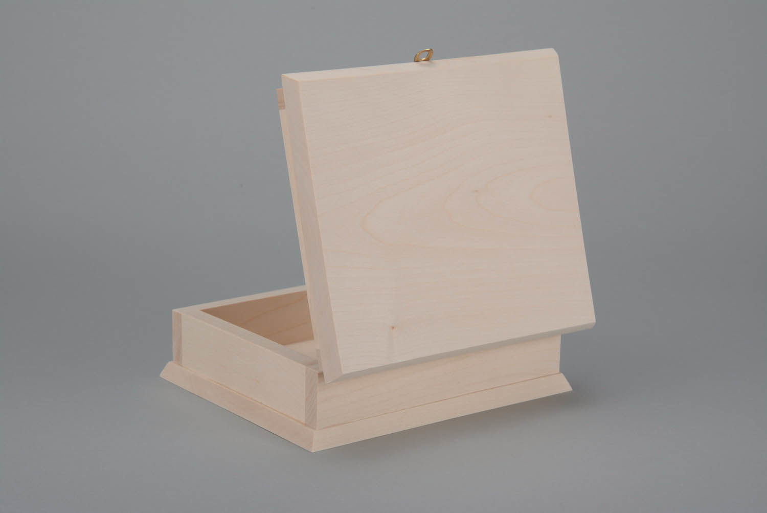 Handmade Roh-Holzschatulle für Verzierung
 foto 2