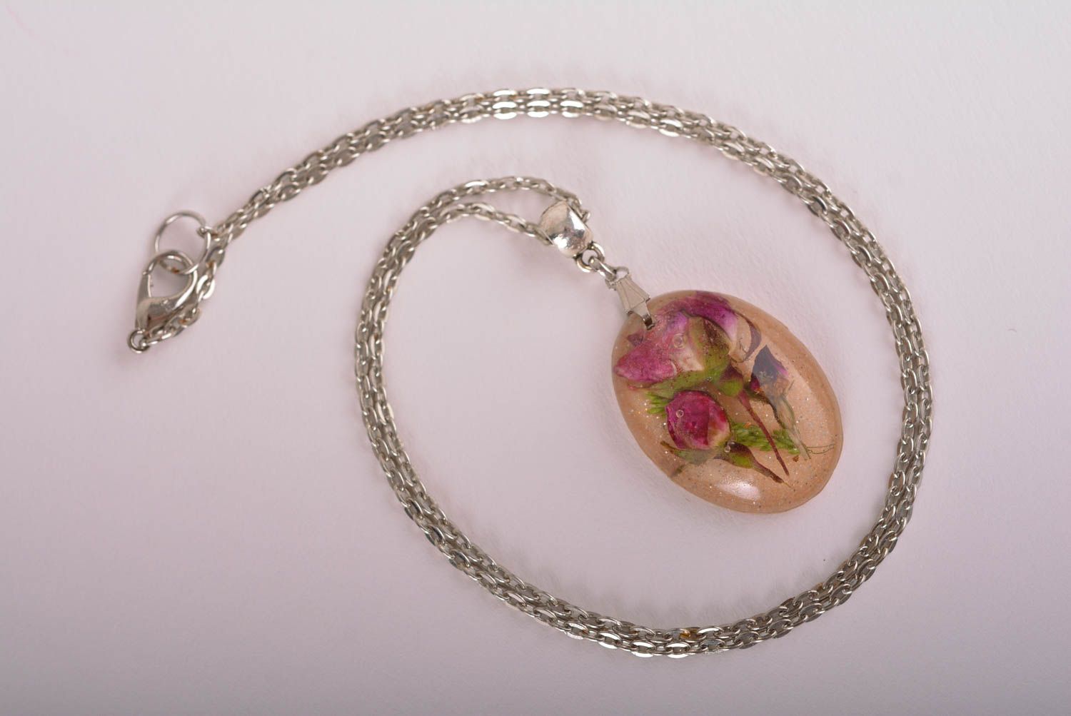 Handmade pendant unusual pendant designer accessory gift ideas epoxy pendant  photo 2