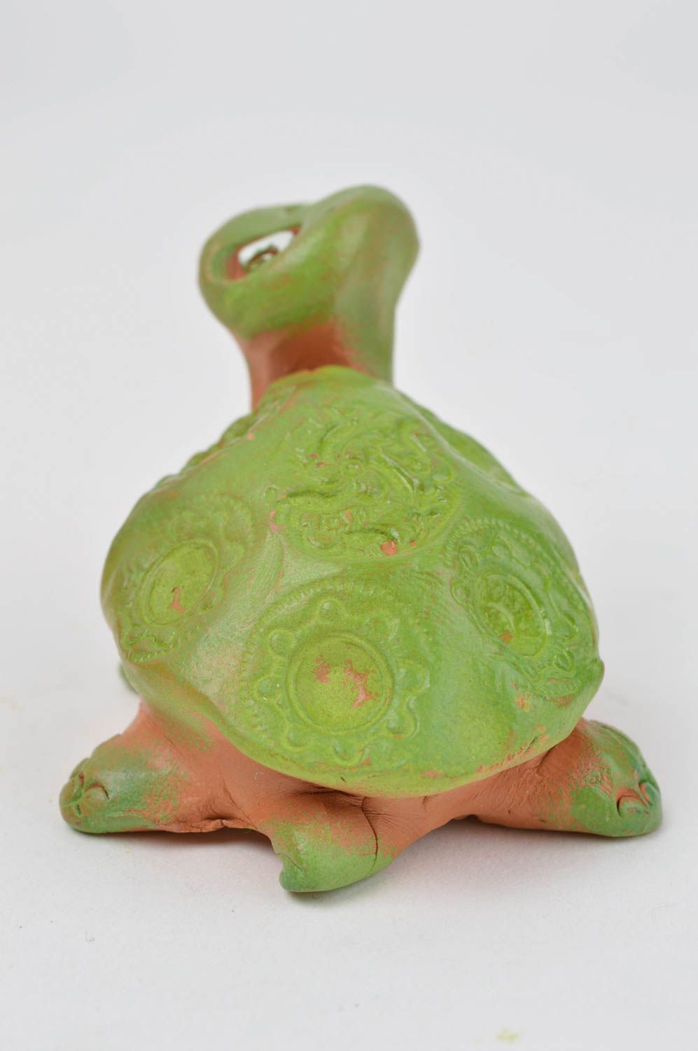 Figurine décorative Statuette animal fait main petite tortue Cadeau original photo 4