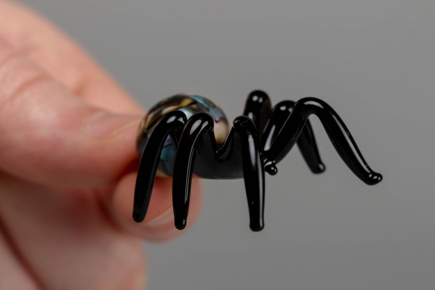 Figurine en verre au chalumeau Araignée faite main photo 4