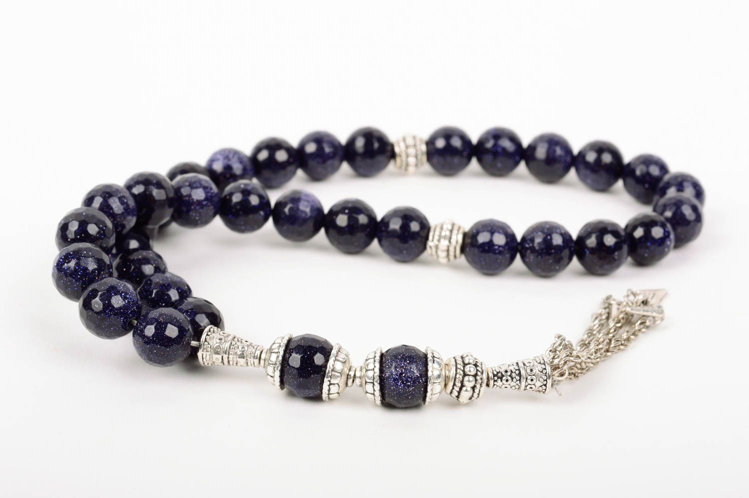 Handmade unusual rosary beads stylish religious attribute cute prayer beads photo 1