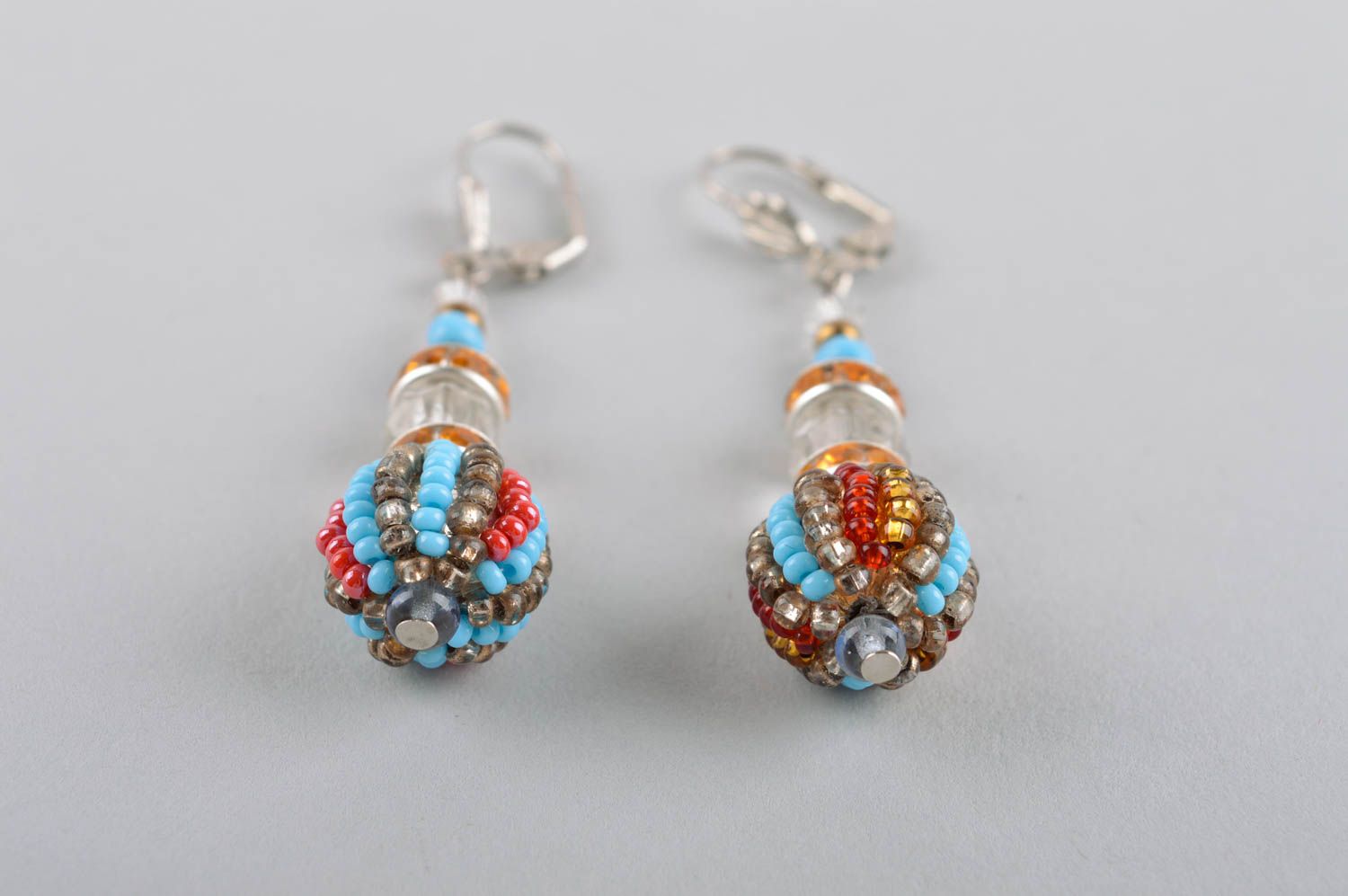 Handmade earrings ladies earrings handmade jewelry earrings for women gift ideas photo 4