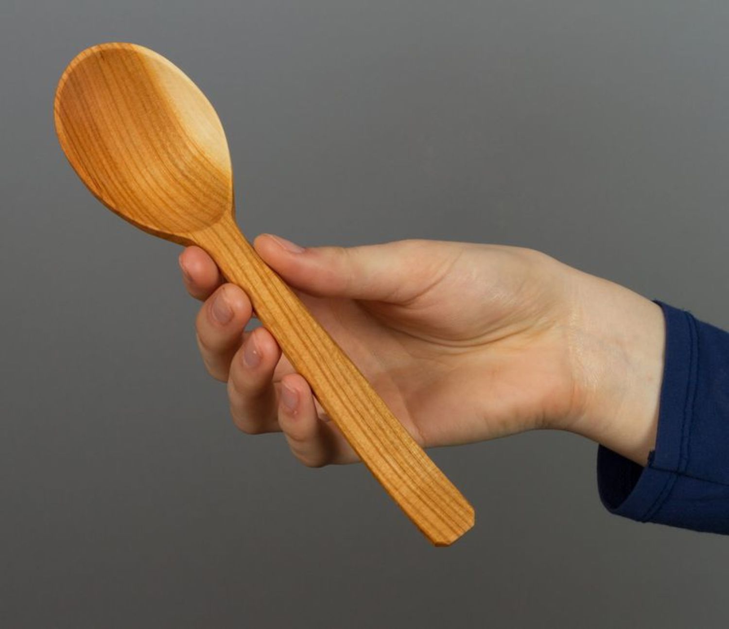 Unique wooden spoon designer handmade eco-friendly cutlery kitchen accessories photo 2