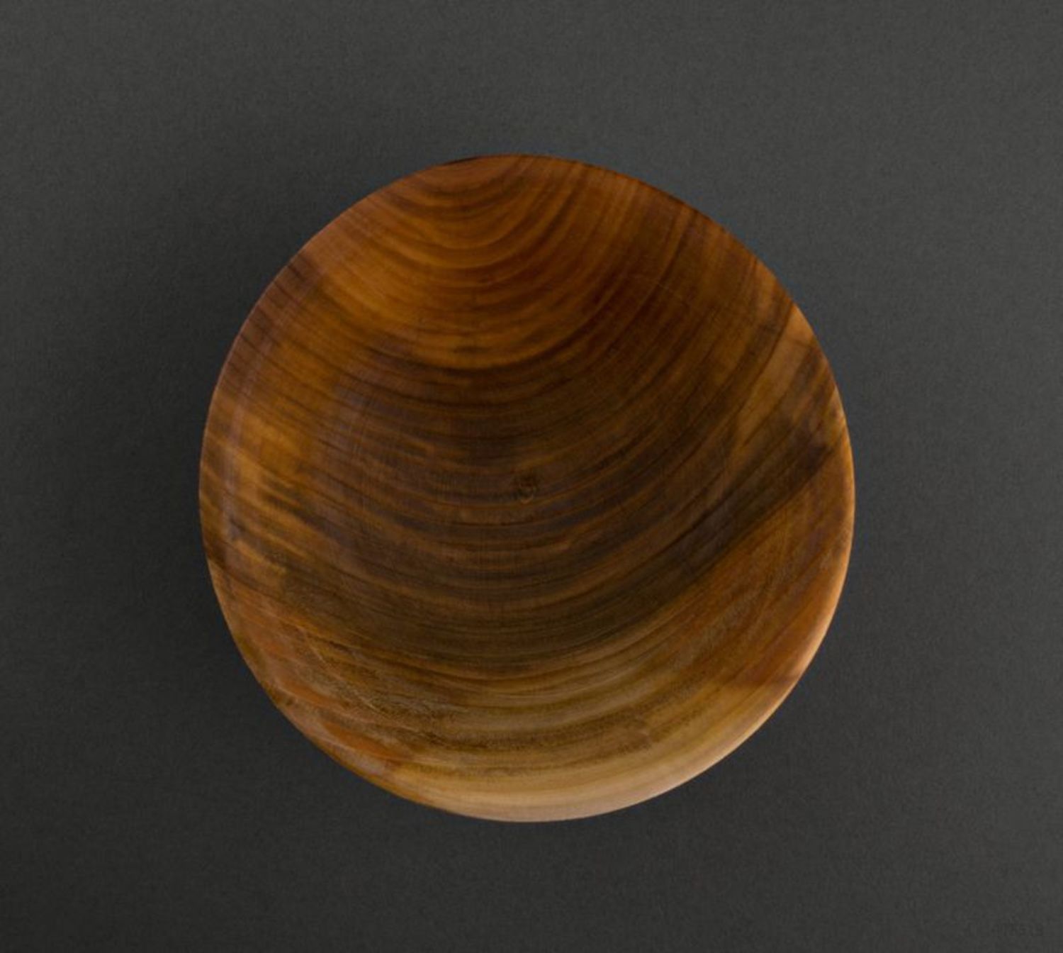 Deep wooden bowl photo 4