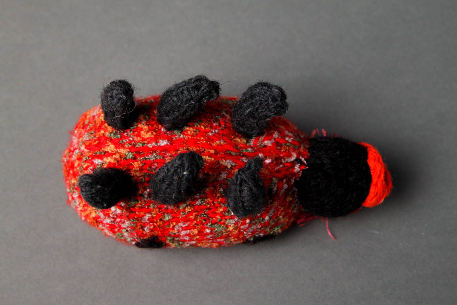 Jouet coccinelle Peluche faite main Cadeau enfant unique tricot crochet  photo 5