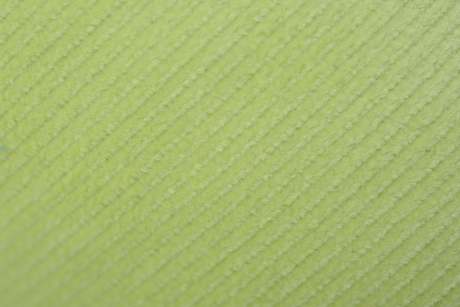 Plateau avec coussin en velours côtelé et acrylique fait main vert original photo 4