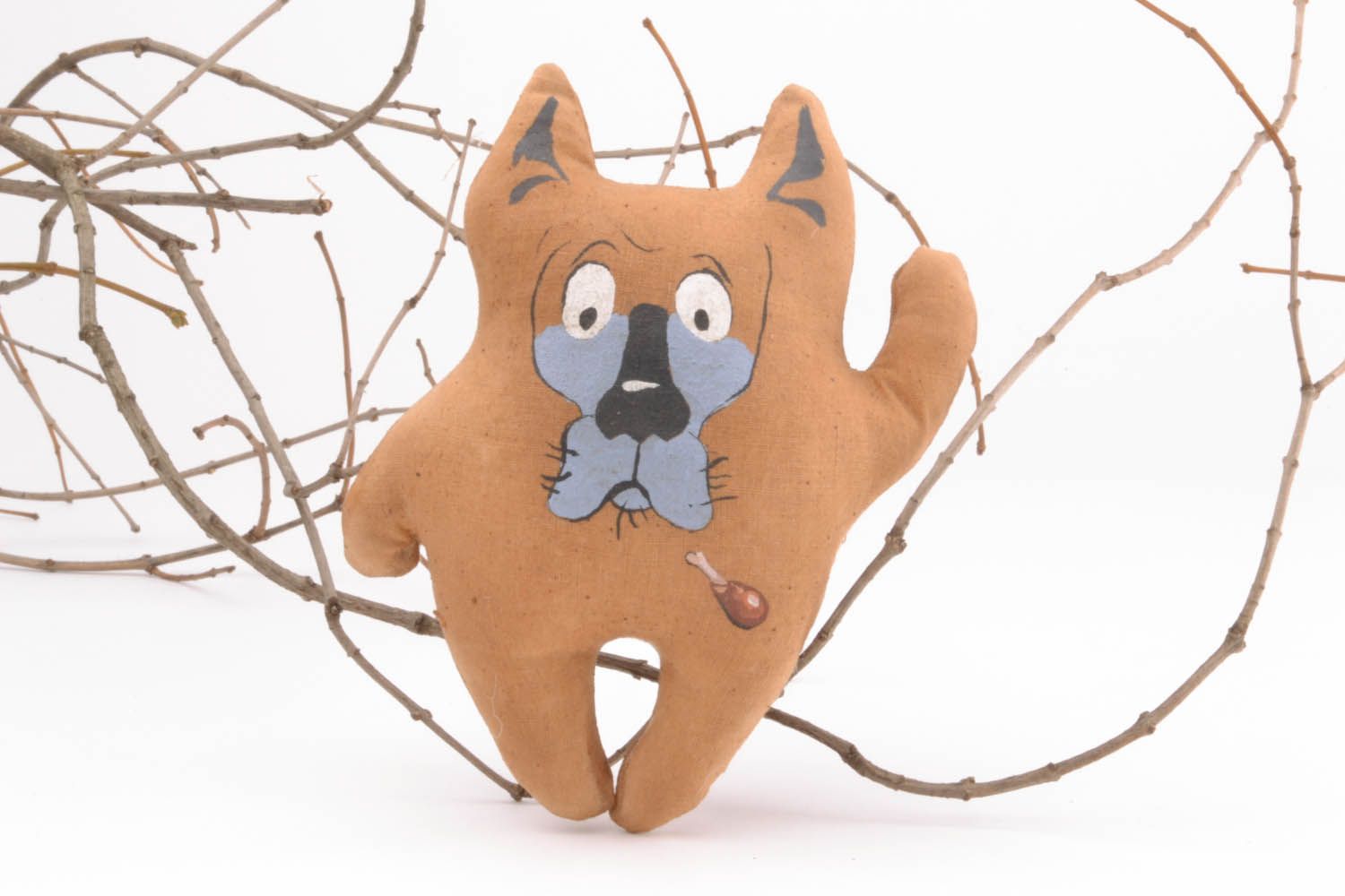 Gingerbread toy wolf photo 1