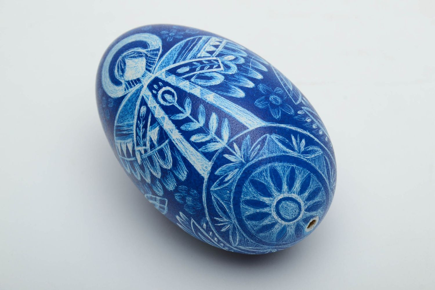 Painted goose egg for Easter decor photo 3