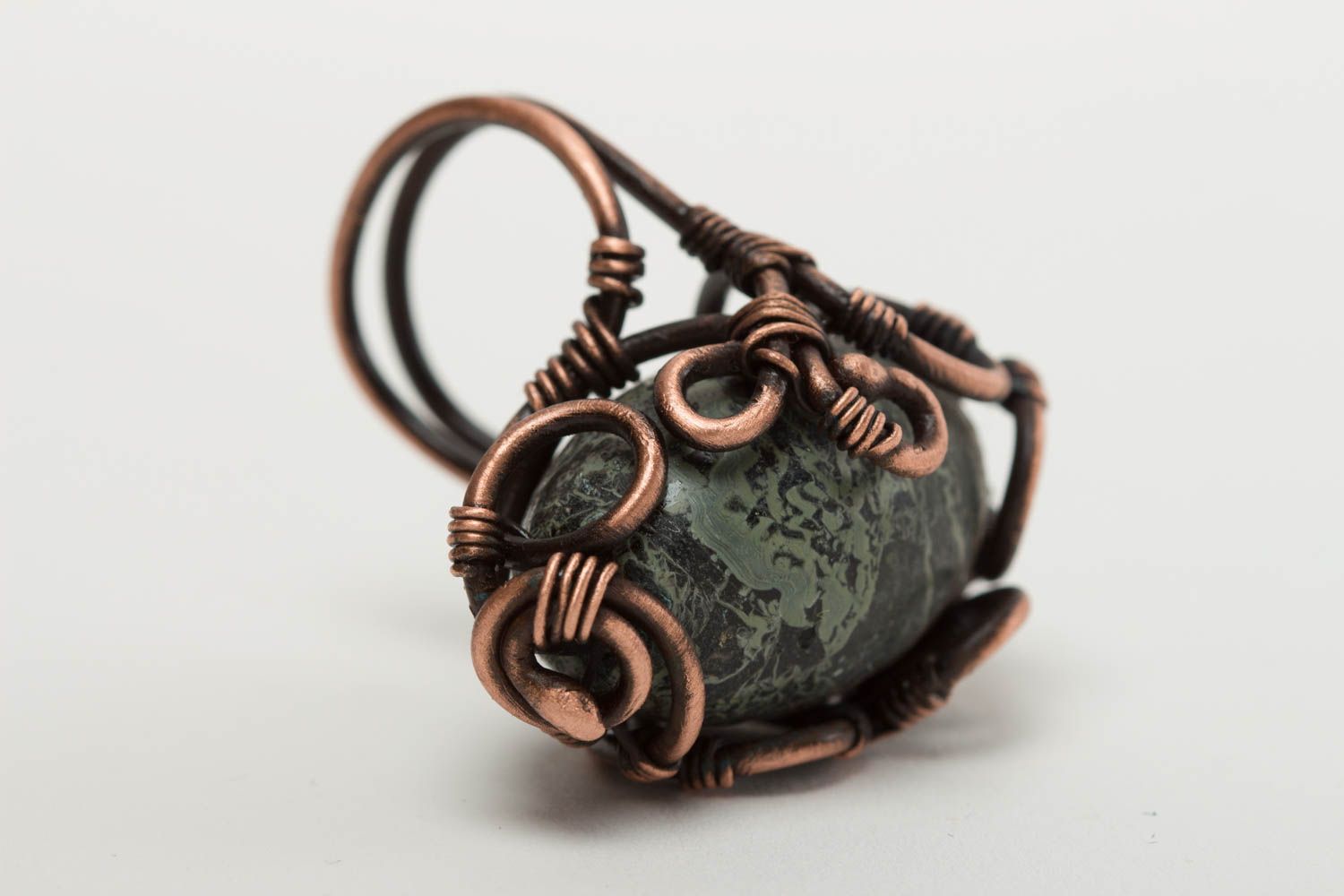 Ring Damen handmade Schmuck Ring aus Kupfer Designer Accessoire Geschenk Ideen foto 3