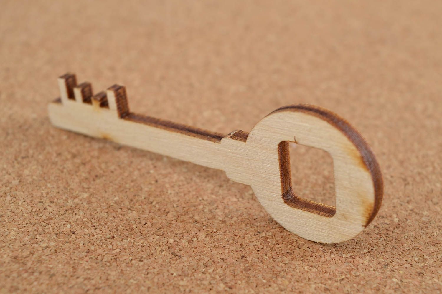 Handgefertigte schöne Figur zum Bemalen Holz Rohling Miniatur Figur Schlüssel foto 1