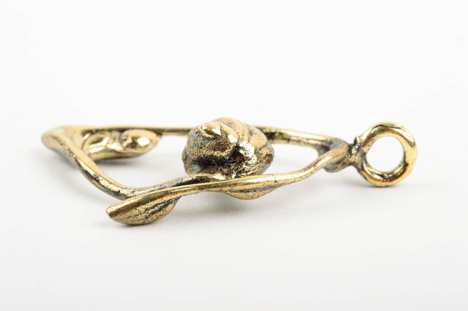 Handmade brass pendant designer stylish necklace metal jewelry present photo 2