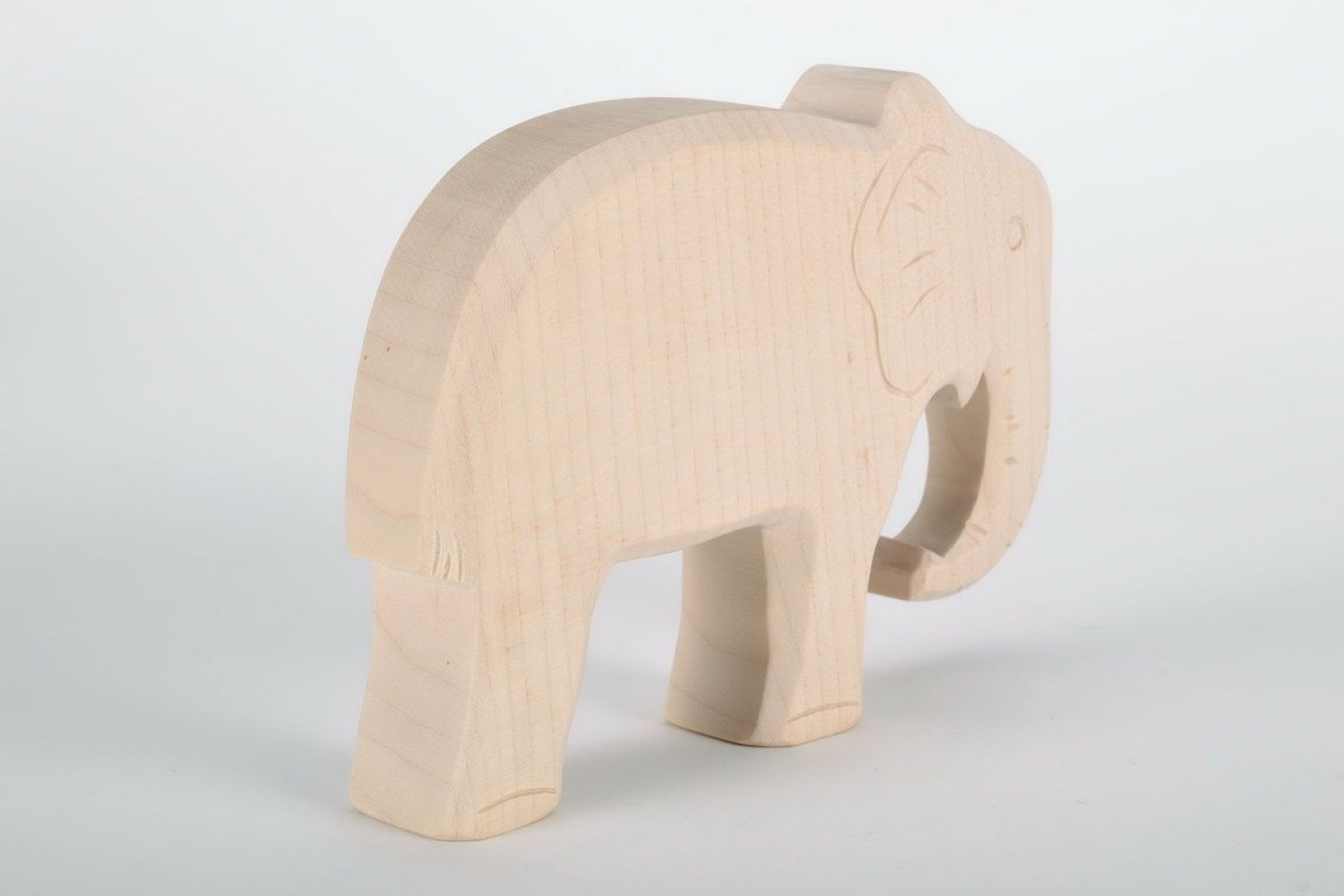 Figurine en bois Éléphant faite main photo 5