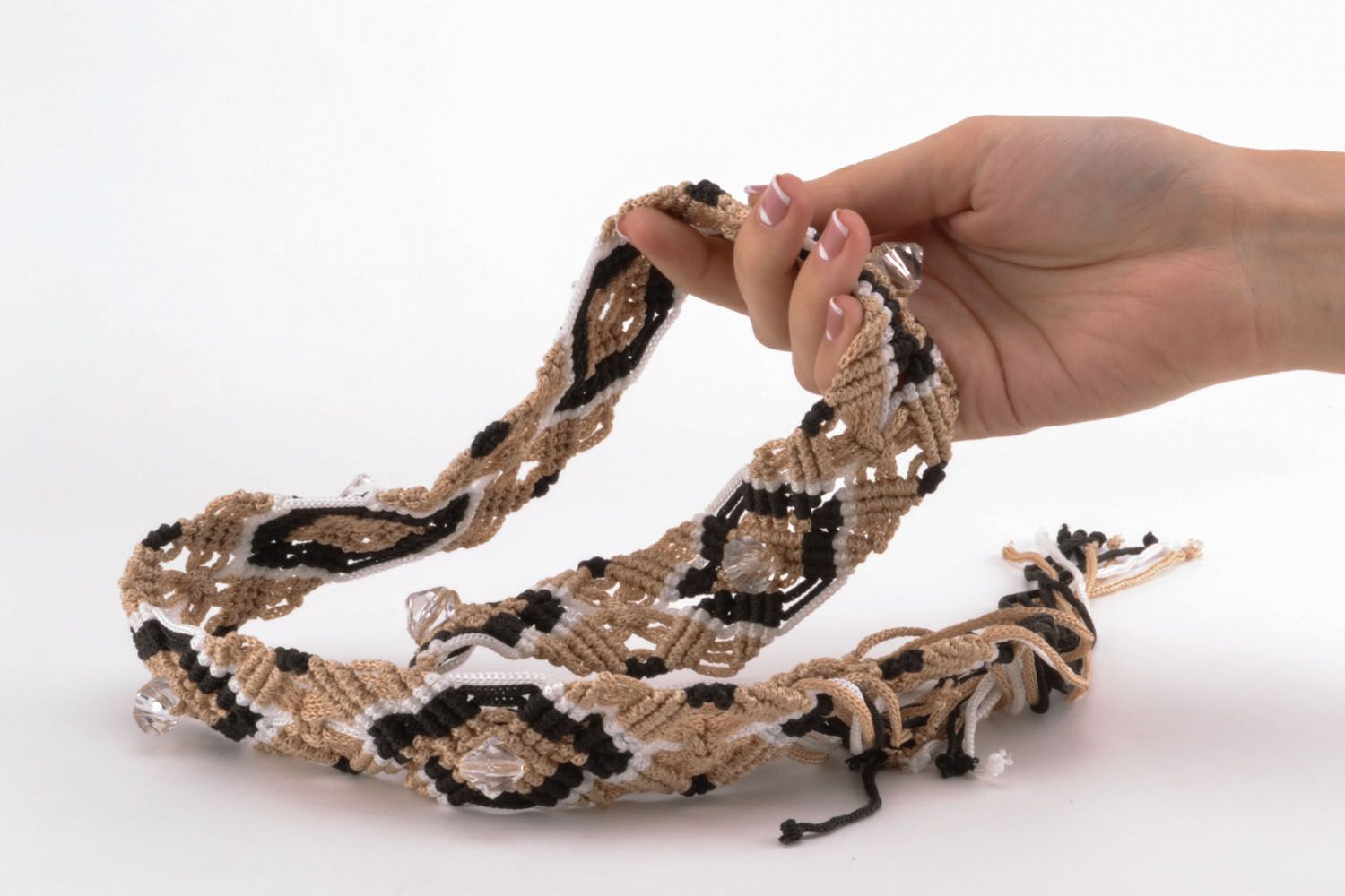 Handmade woven belt photo 5