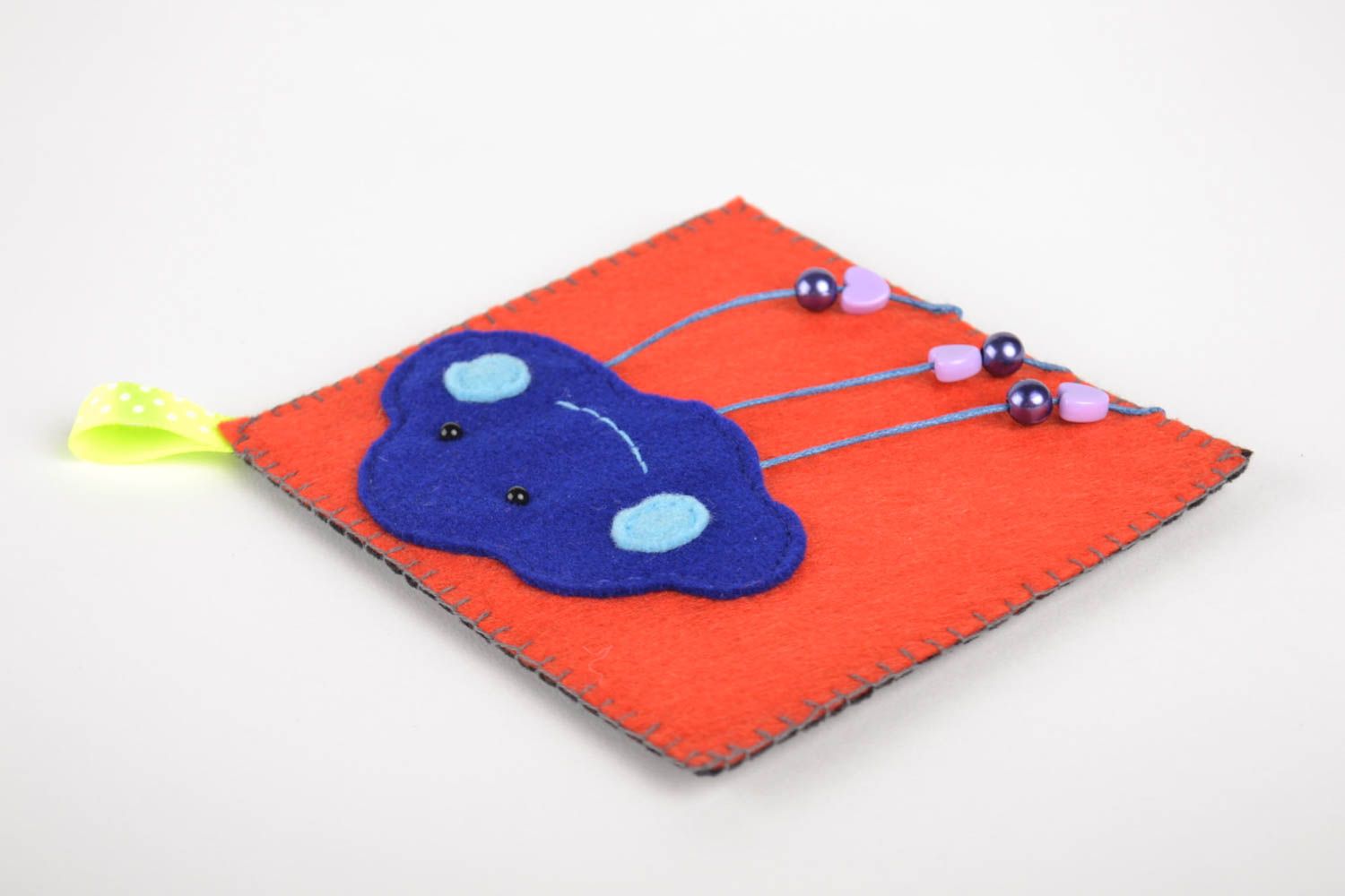 Игрушка мини книжка детская игрушка ручной работы развивающая игрушка тучка фото 5