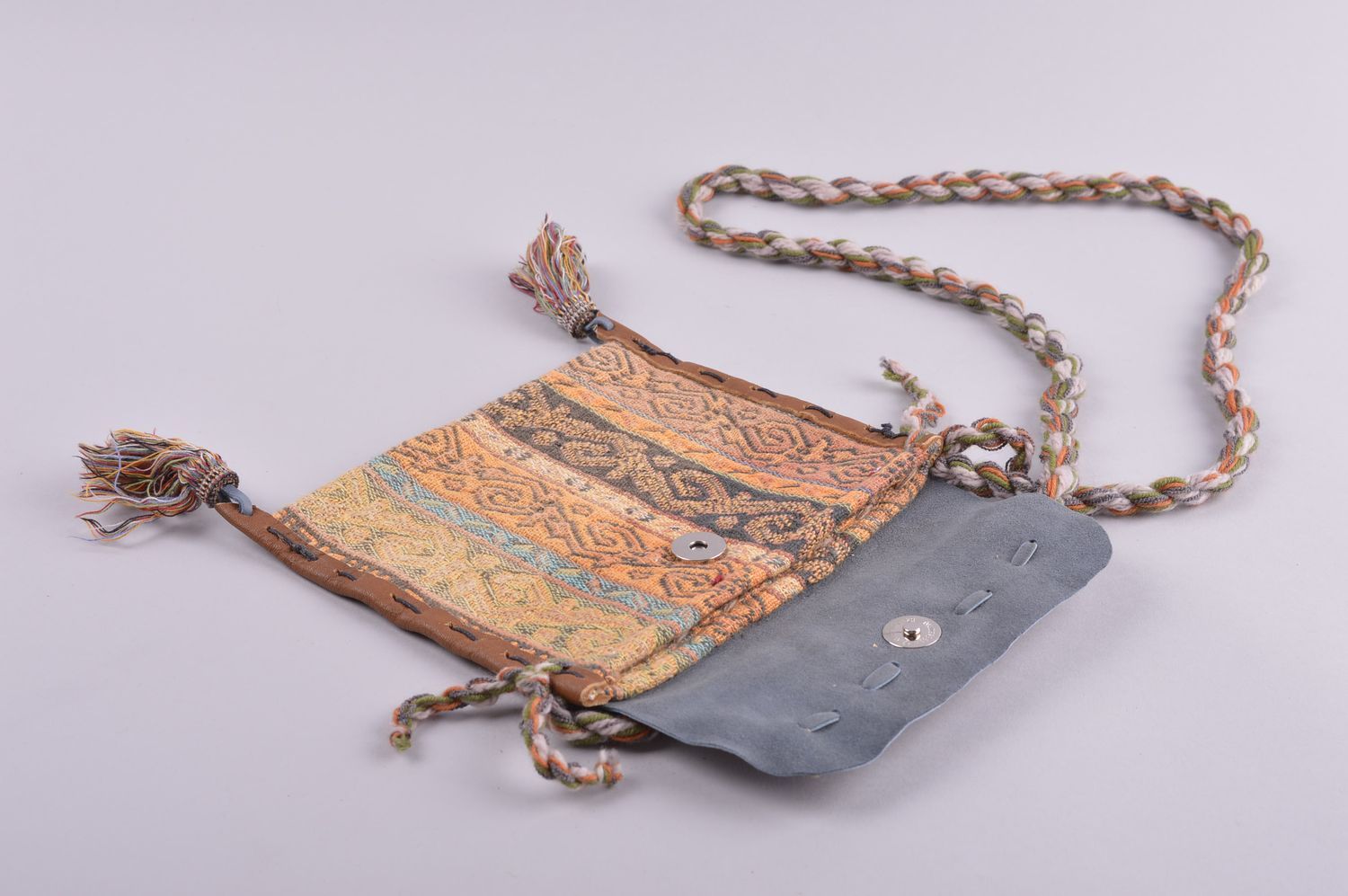 Bolso de moda hecho a mano de cuero accesorio de mujeres regalo original foto 5