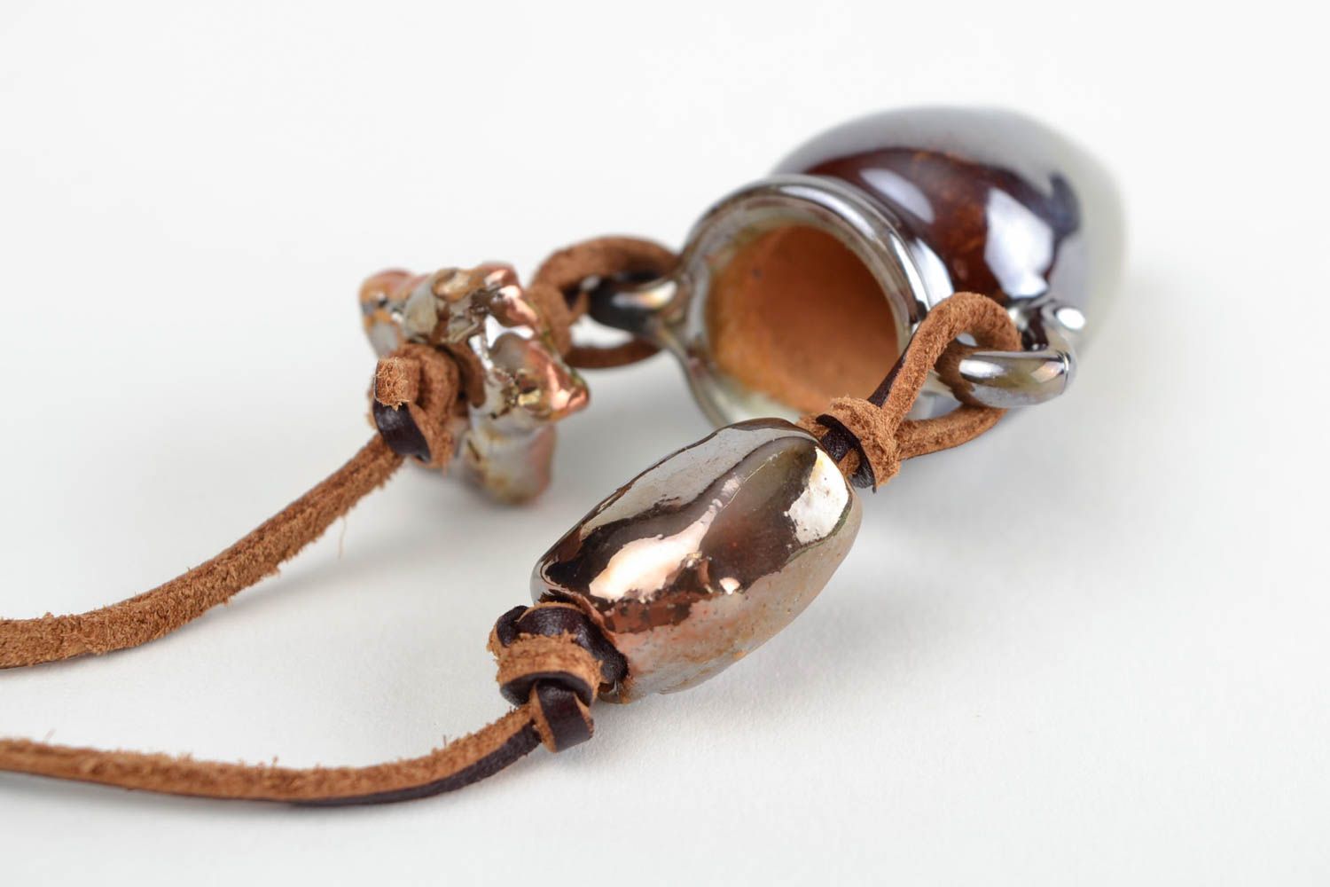 Handmade pendant designer aroma pendant designer jewelry unusual accessory photo 5