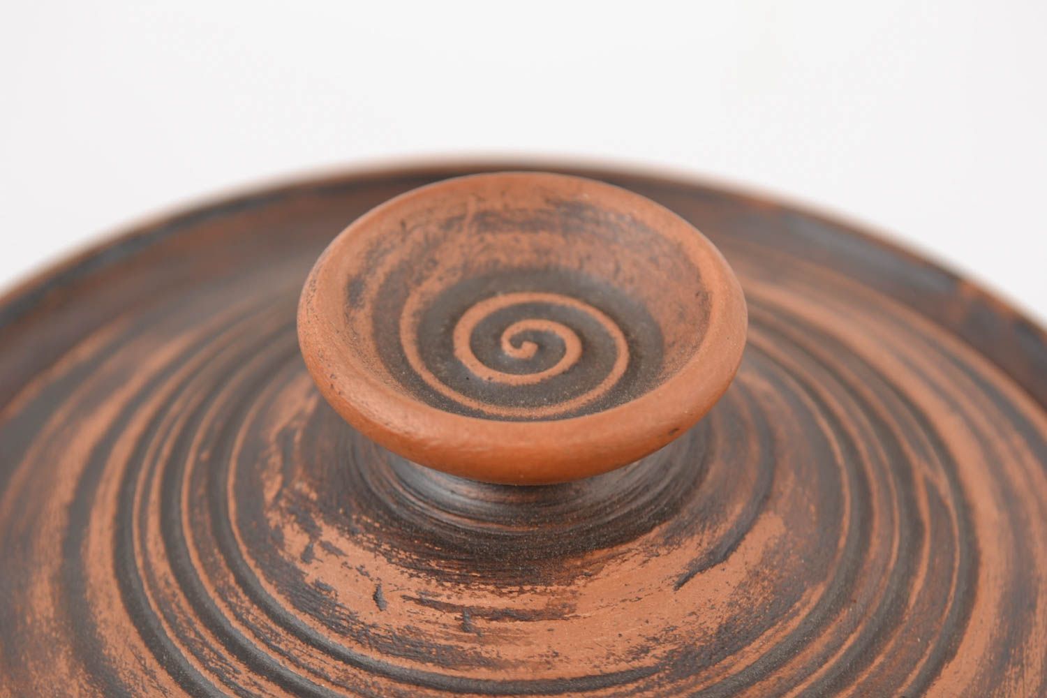 Ceramic kitchenware 2 unusual handmade pots beautiful lovely interior decor photo 3
