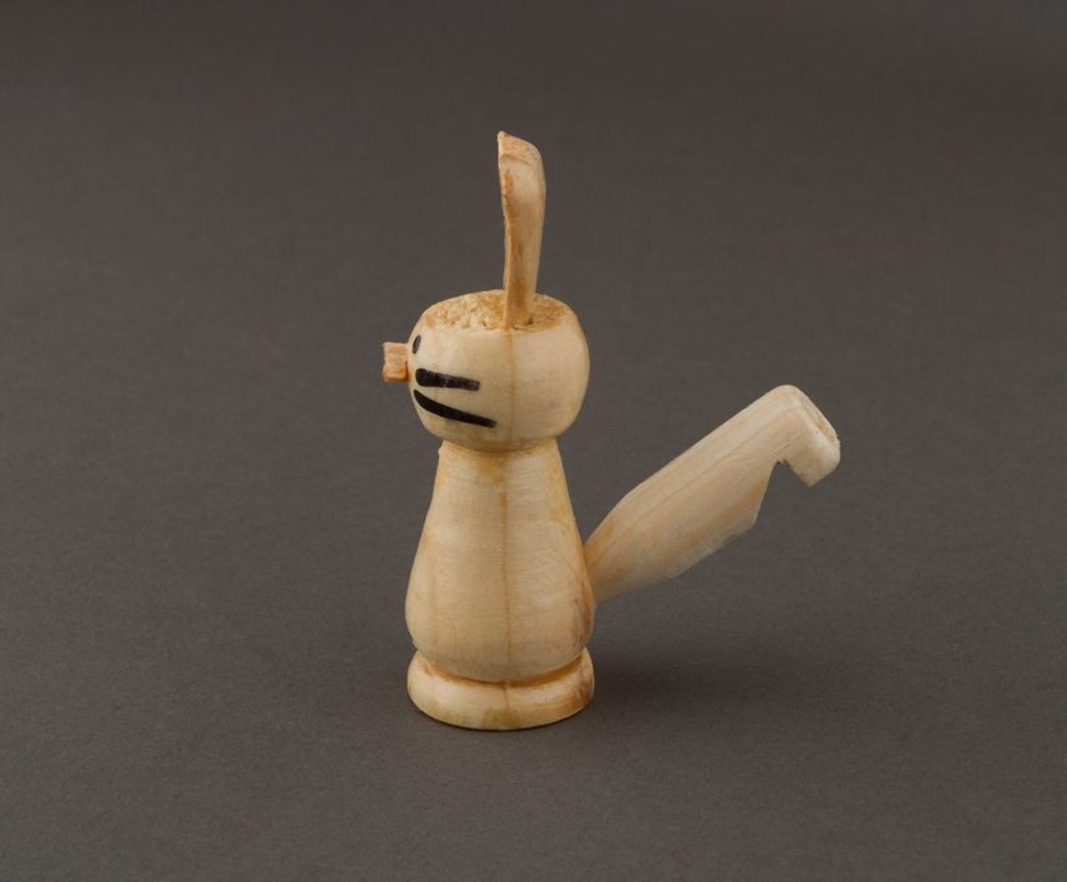 Fischietto in legno fatto a mano Figurina con fischio Giocattolo per bambini
 foto 4