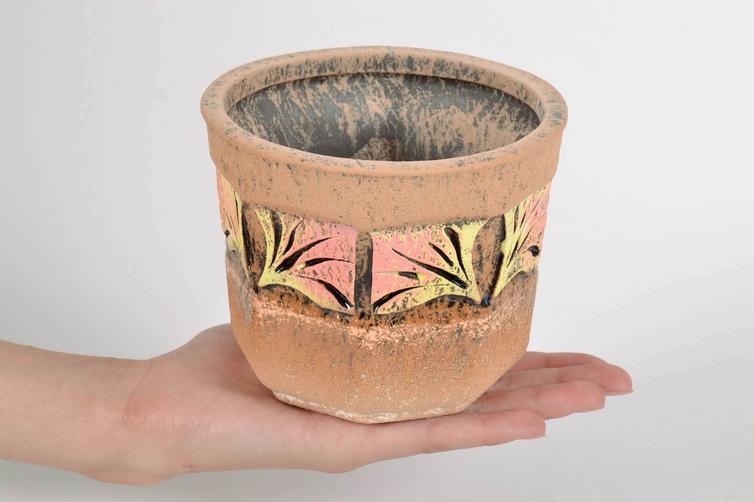 Maceta cerámica para flores foto 5