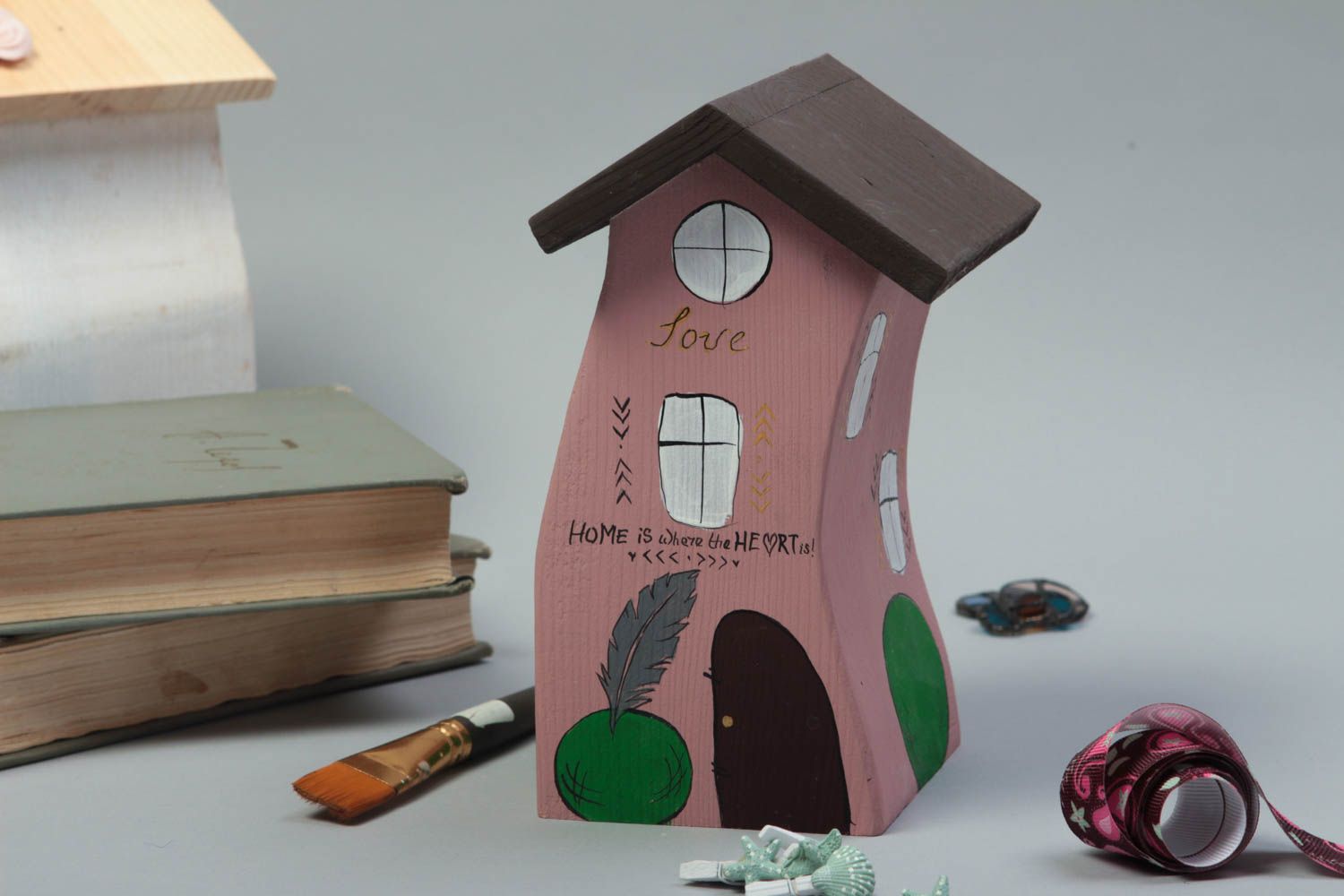 Handmade wooden toy souvenir ideas nursery decor wooden gifts miniature figurine photo 1