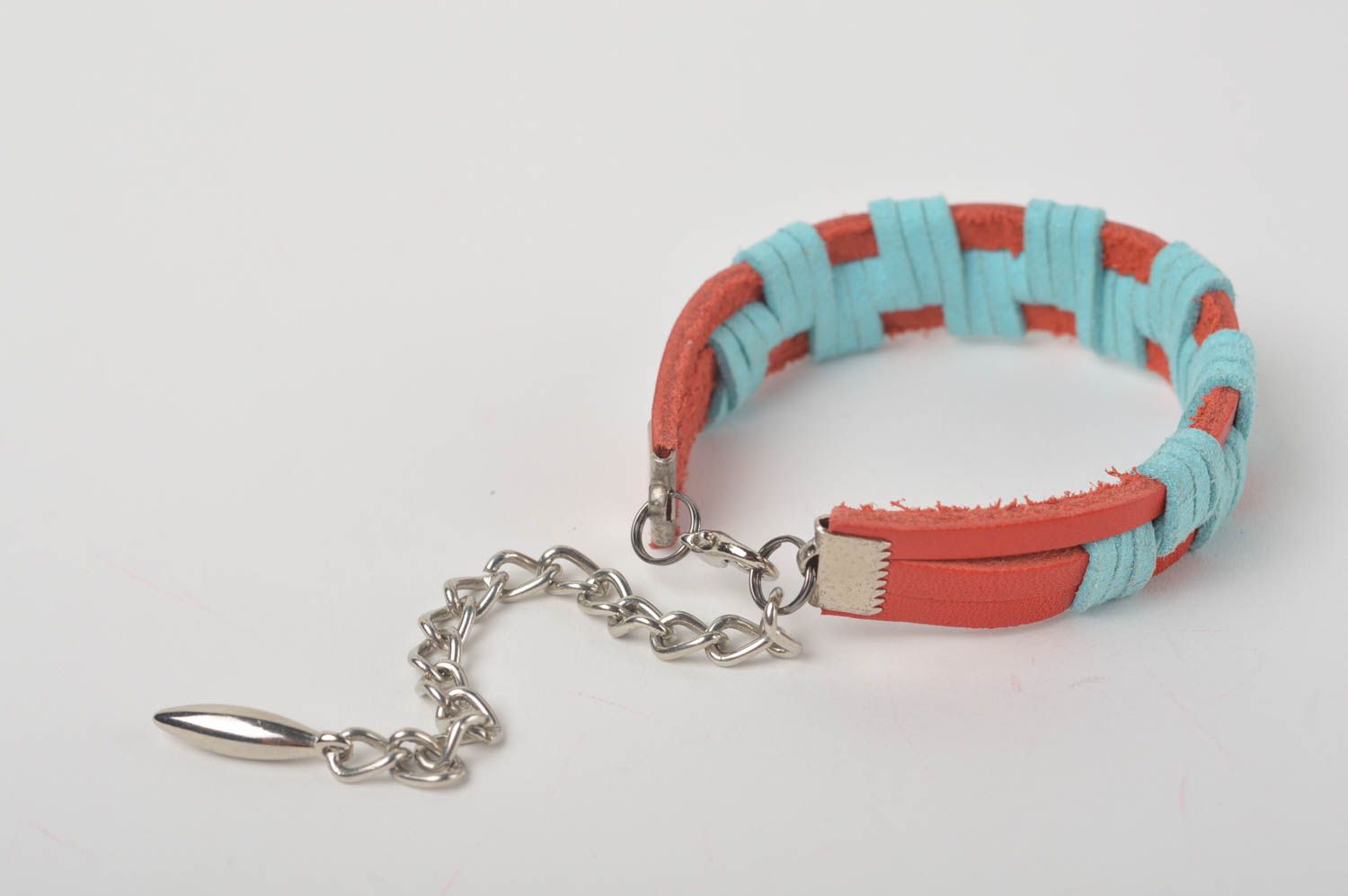 Handgemachtes Armband Frauen Geschenk für Frau Armband Leder Damen stilvoll foto 3