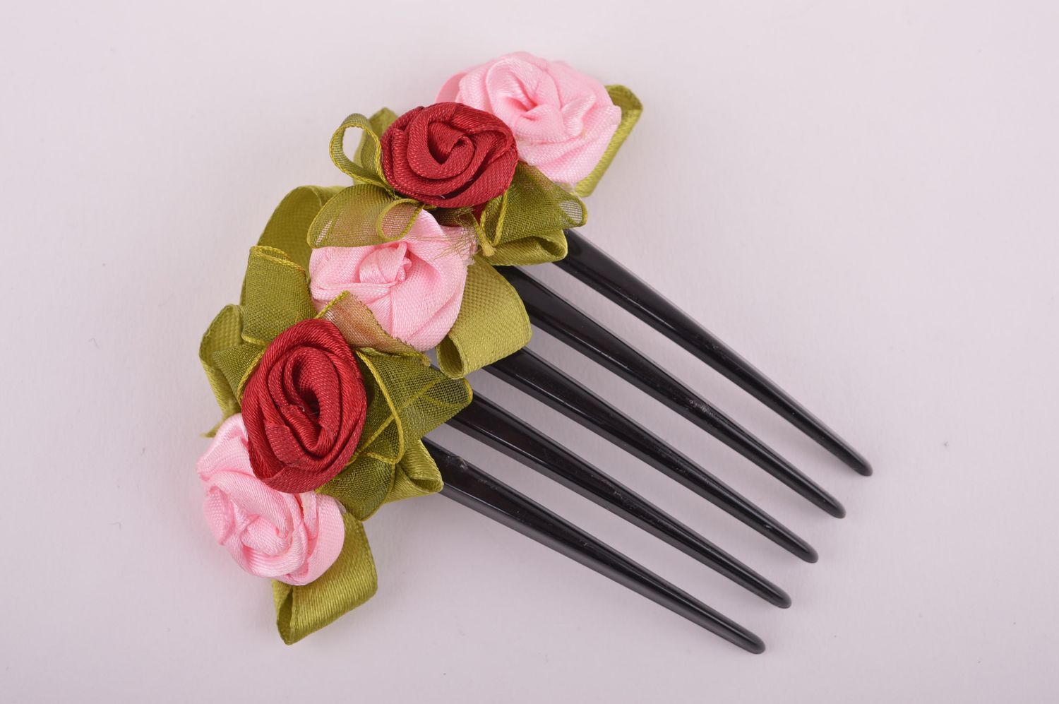 Handmade hair accessory comb for hair design jewelry women present gift for girl photo 2